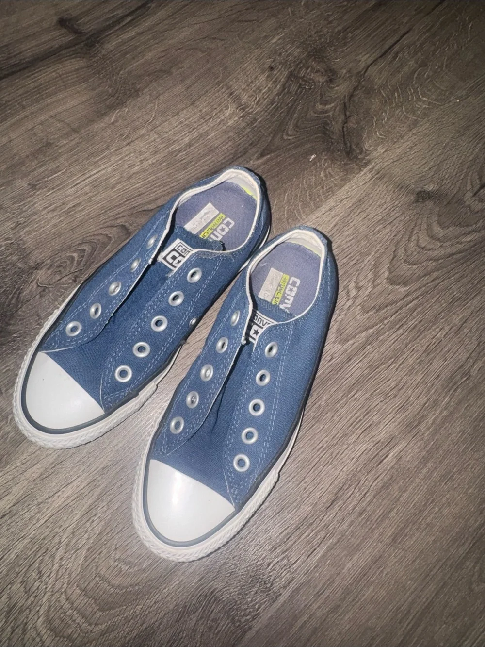 Converse Navy Slip-On Low Top Sneakers